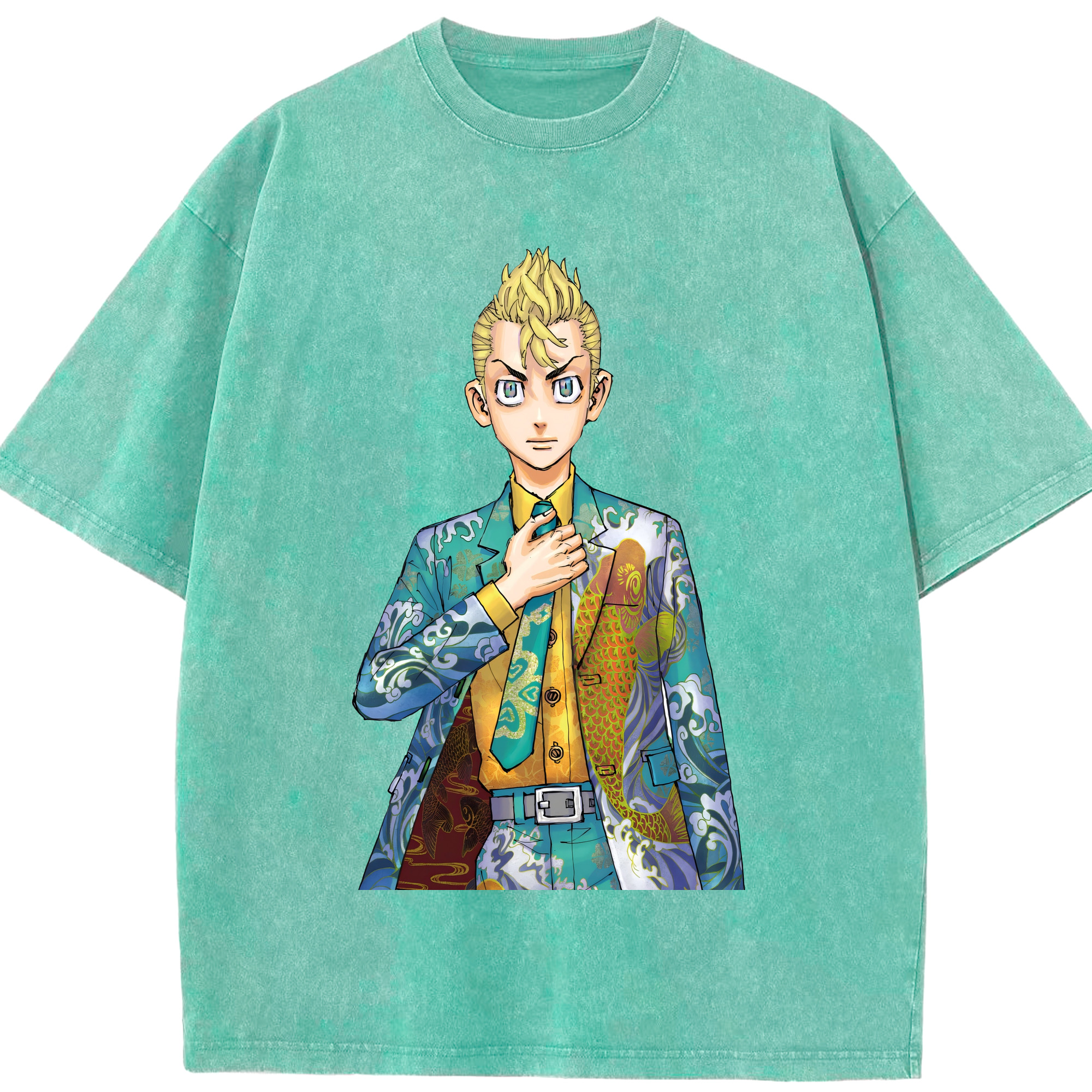 （画像用） 東京リベンジャーズ Tokyo Revengers 綿100% ヴィンテージ風 半袖Tシャツ（フロントプリント）